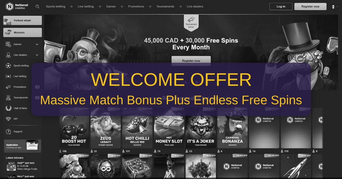 Welcome to National Casino Canada